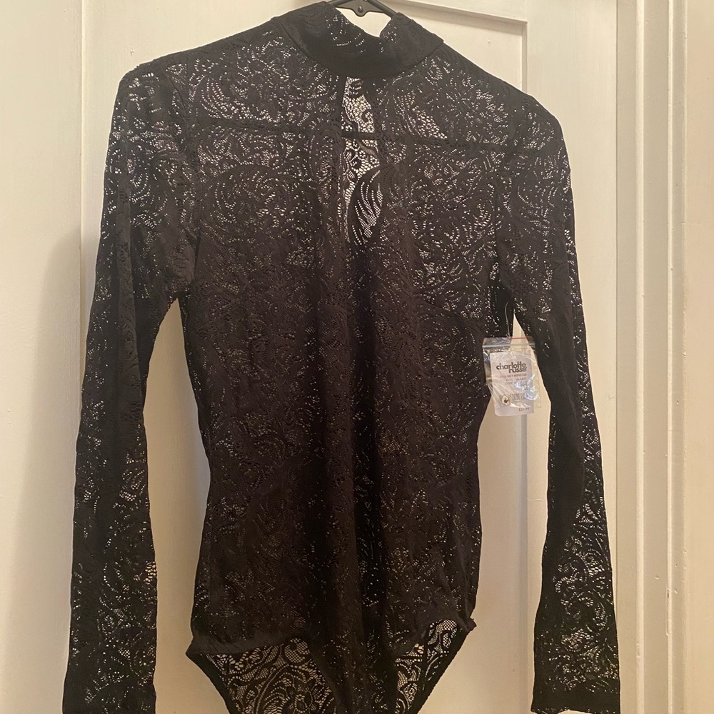 Lace bodysuit- long sleeve